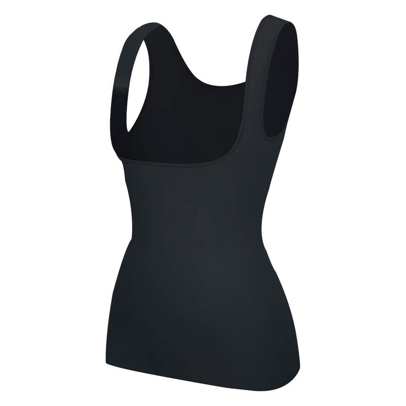 EUYZOU Women's Underbust Shapewear Tank Tops - Seamless Tummy Control Compression Camisole Tops Slimming Tank - Black XXXL - Image 1
